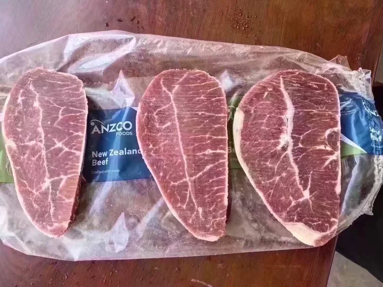 ANZCO FOODS · 板腱（牡蛎肉） · 实切切面