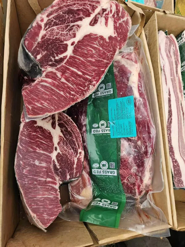 FLINDERS NATURAL BEEF · 牛上脑 · 实切切面