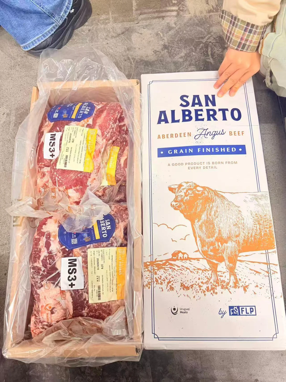 SAN ALBERTO · 安格斯连肝肉 / 厚裙 · 原切包装
